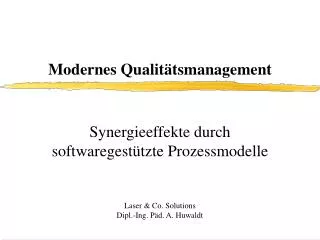 modernes qualit tsmanagement