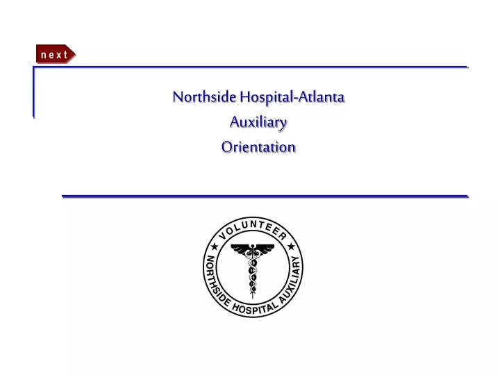 northside hospital atlanta auxiliary orientation