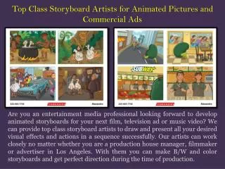 Artists Storyboard Los Angeles