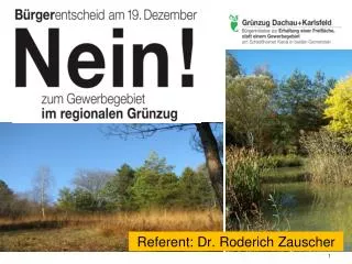 referent dr roderich zauscher