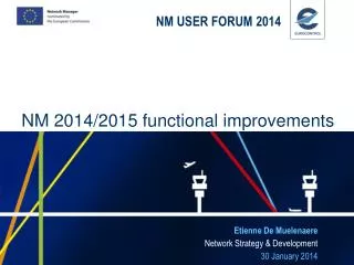 NM USER FORUM 2014