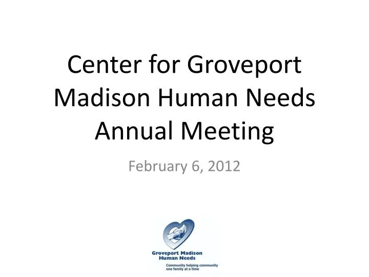 center for groveport madison human needs annual meeting