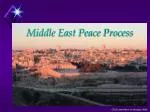 Middle East Peace Process - slide 1