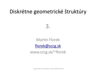 diskr tne geometrick trukt ry