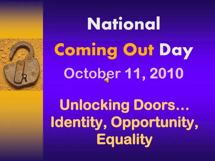 unlocking doors identity opportunity equality