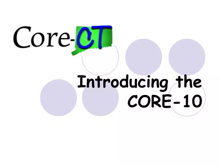 introducing the core 10