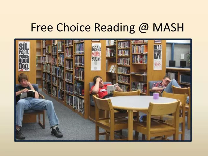 free choice reading @ mash