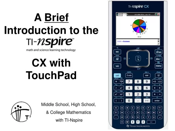 a brief introduction to the cx with touchpad