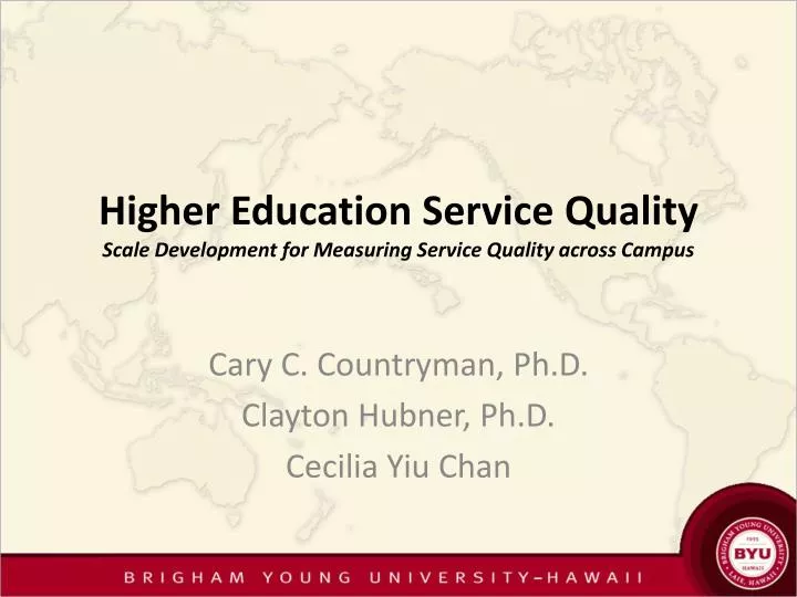 higher education service quality scale development for measuring service quality across campus