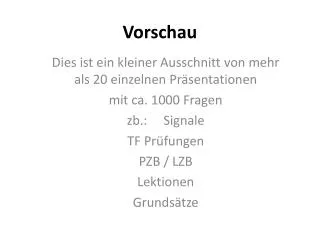 vorschau