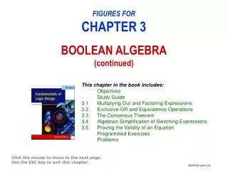 FIGURES FOR CHAPTER 3 BOOLEAN ALGEBRA (continued)