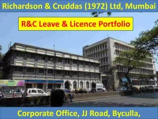 Richardson &amp; Cruddas (1972) Ltd, Mumbai