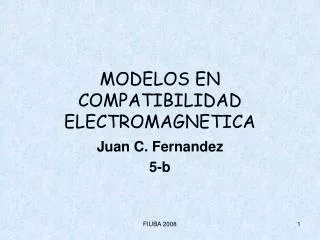 modelos en compatibilidad electromagnetica