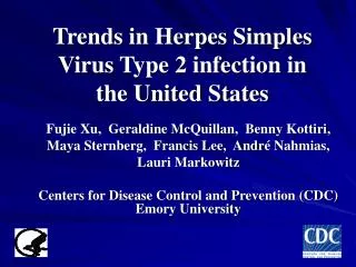 Trends in Herpes Simples Virus Type 2 infection in the United States