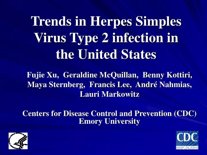 trends in herpes simples virus type 2 infection in the united states