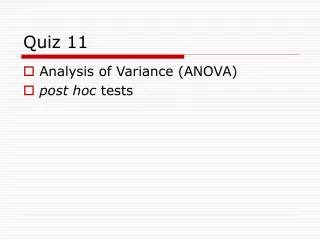 quiz 11