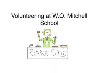 Volunteering at W.O. Mitchell School