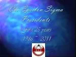 Chi Epsilon Sigma Presidents - slide 1