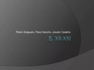 pedro salguero paco sancho josstin cede o