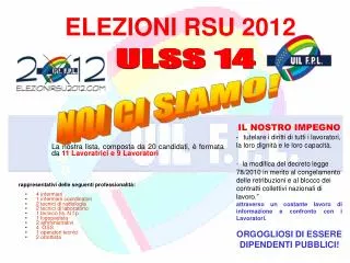 elezioni rsu 2012