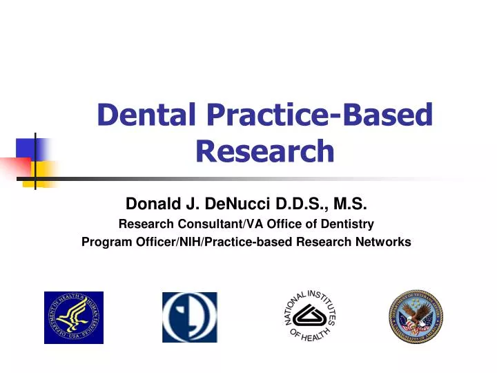 dental practice based research