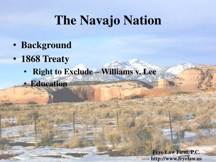 the navajo nation