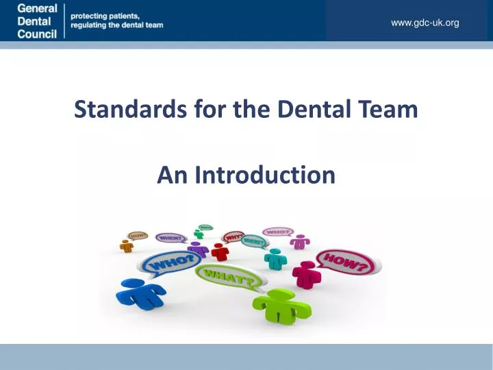 standards for the dental team an introduction