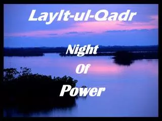 Laylt-ul-Qadr