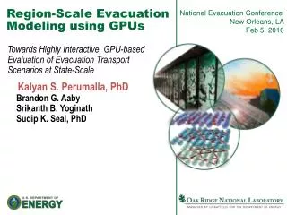 Region-Scale Evacuation Modeling using GPUs