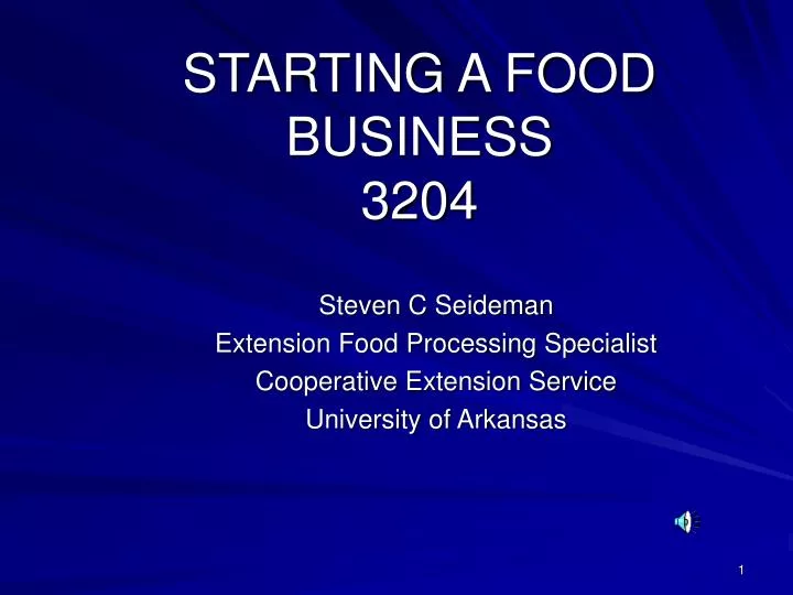 starting a food business 3204