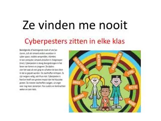 ze vinden me nooit