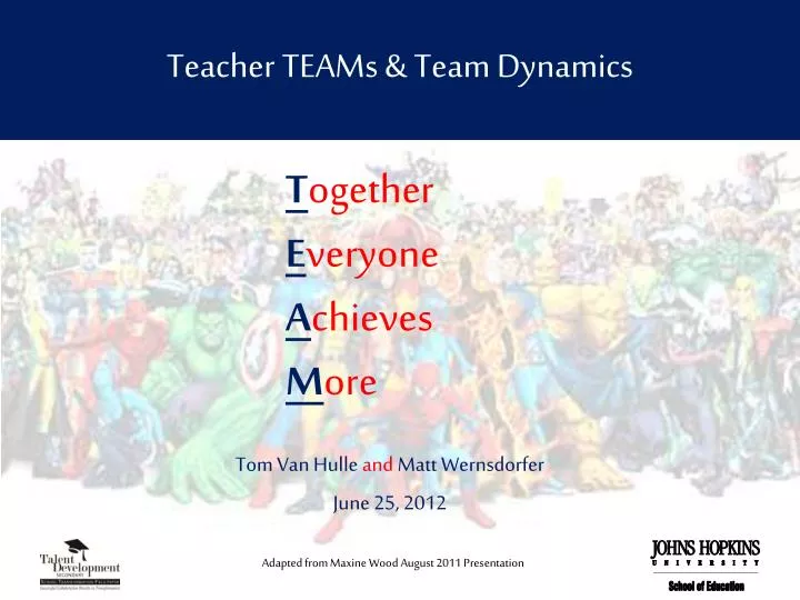 teacher teams team dynamics