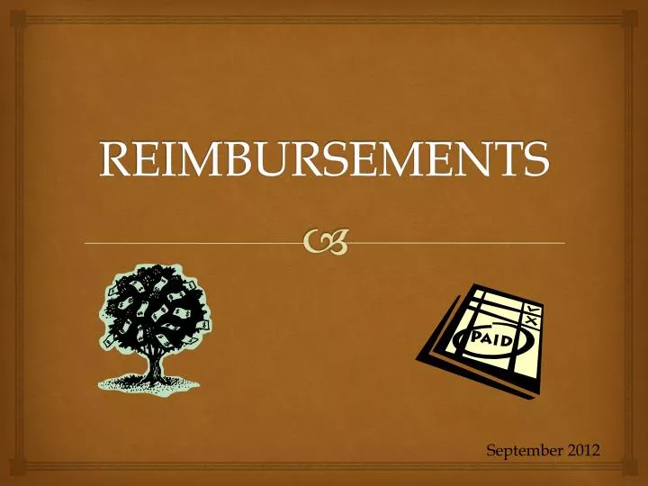 reimbursements