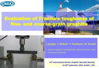 Evaluation of Fracture toughness of fine- and coarse-grain graphite
