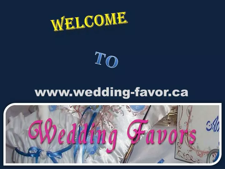 www wedding favor ca