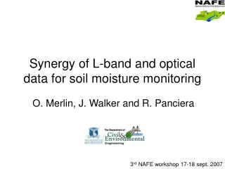 Synergy of L-band and optical data for soil moisture monitoring