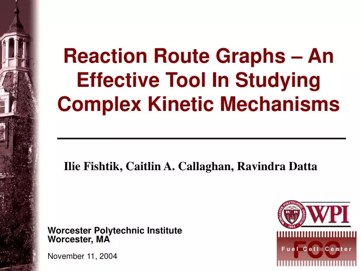 reaction route graphs an effective tool in studying complex kinetic mechanisms