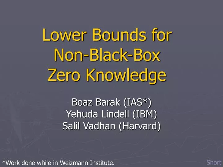 lower bounds for non black box zero knowledge
