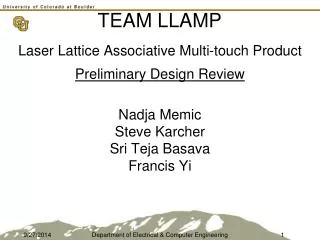 TEAM LLAMP