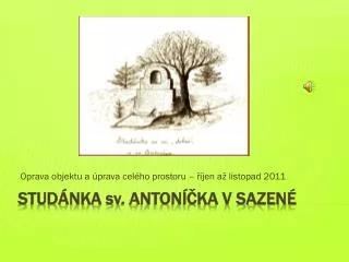 oprava objektu a prava cel ho prostoru jen a listopad 2011