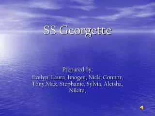 SS Georgette