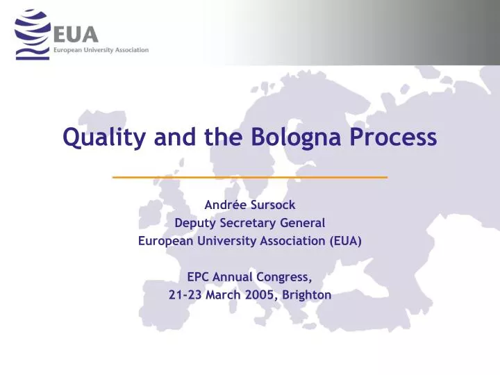quality and the bologna process
