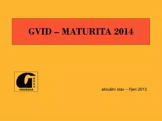 gvid maturita 2014