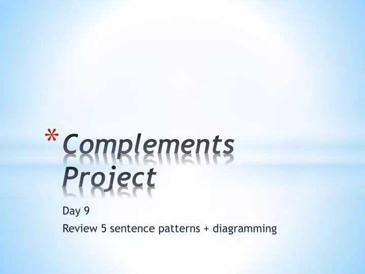 complements project