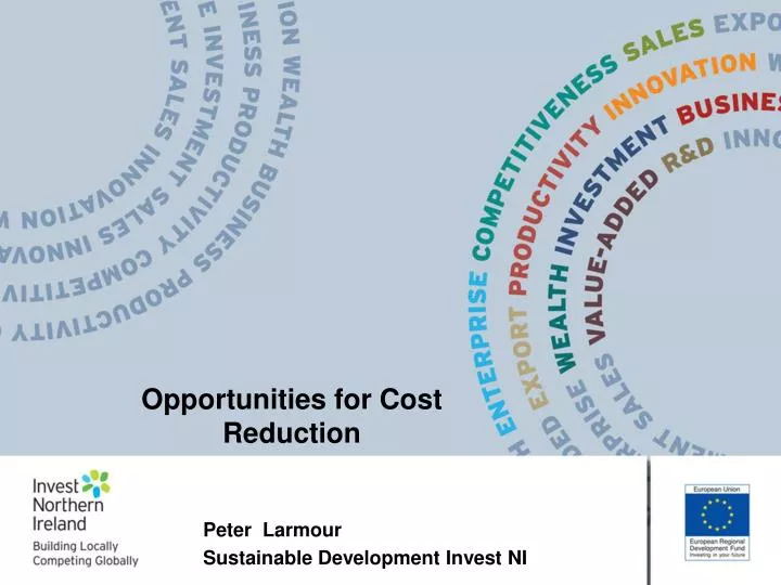 opportunities for cost reduction