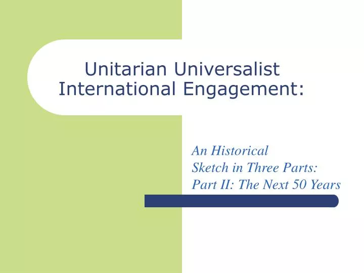 unitarian universalist international engagement
