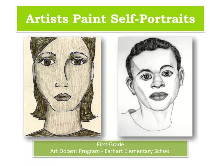 artists paint self portraits