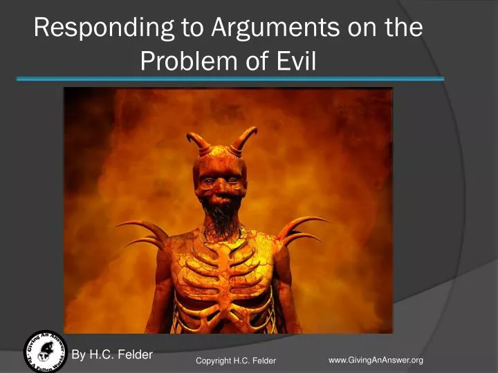 responding to arguments on the problem of evil
