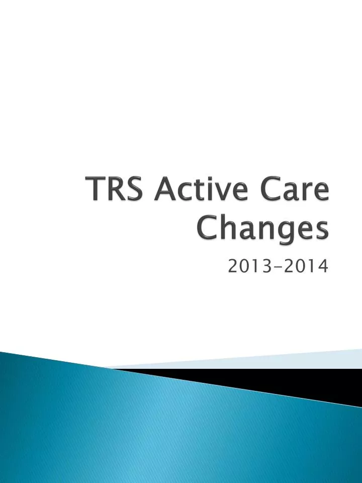 trs active care changes