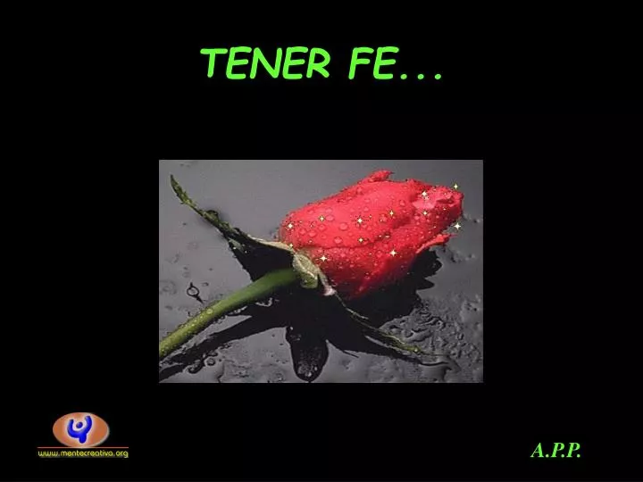 tener fe